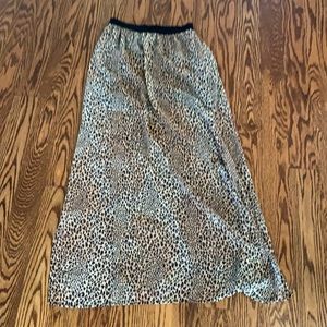 Leopard Print Skirt